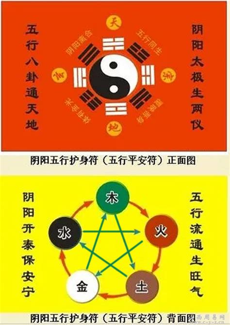 阴阳五行护身符